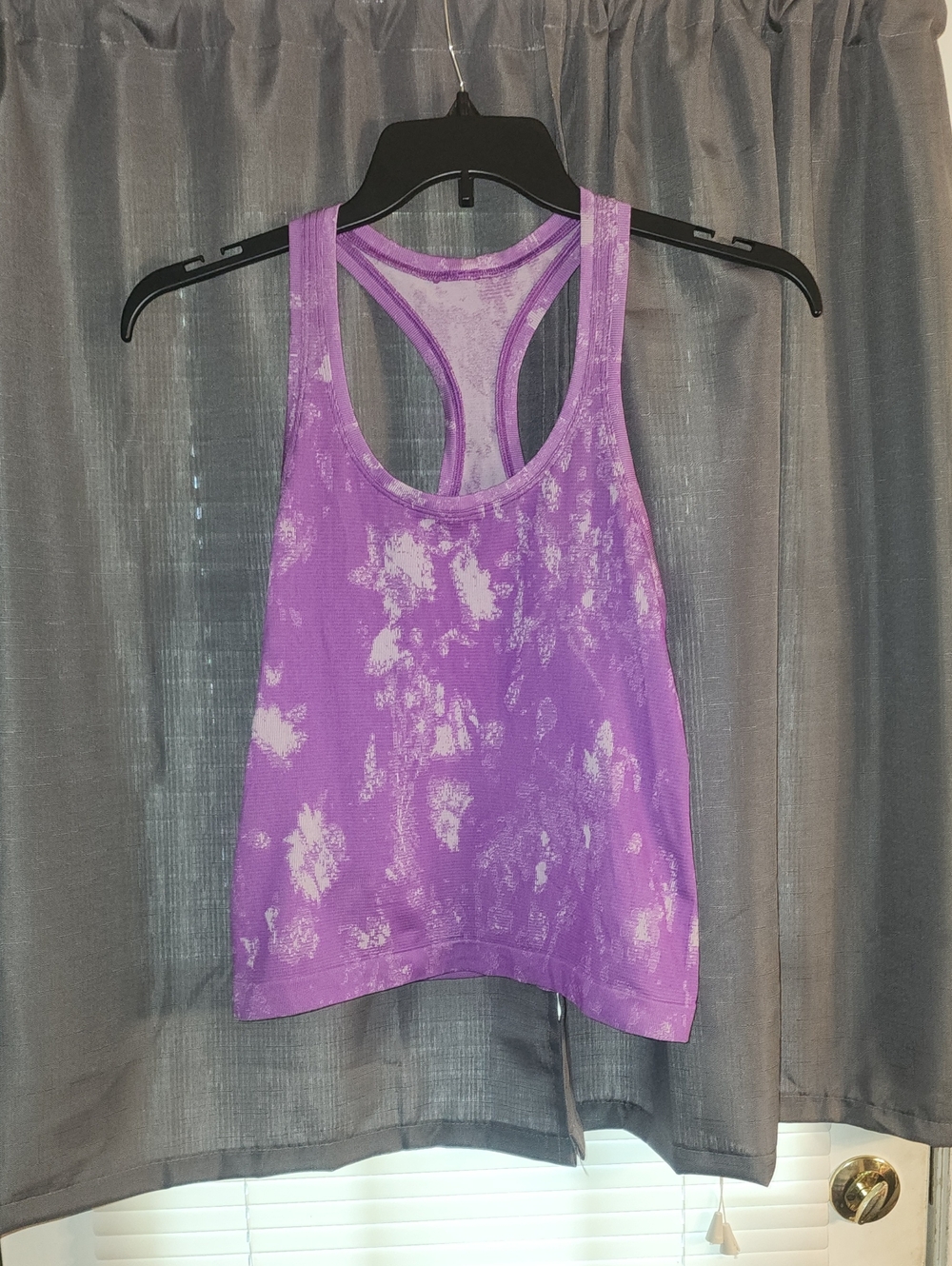 Lululemon Purple Tie-Dye Racerback Tank Top